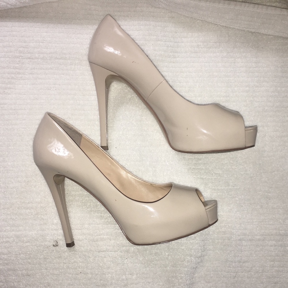 Open Toe Nude Heels